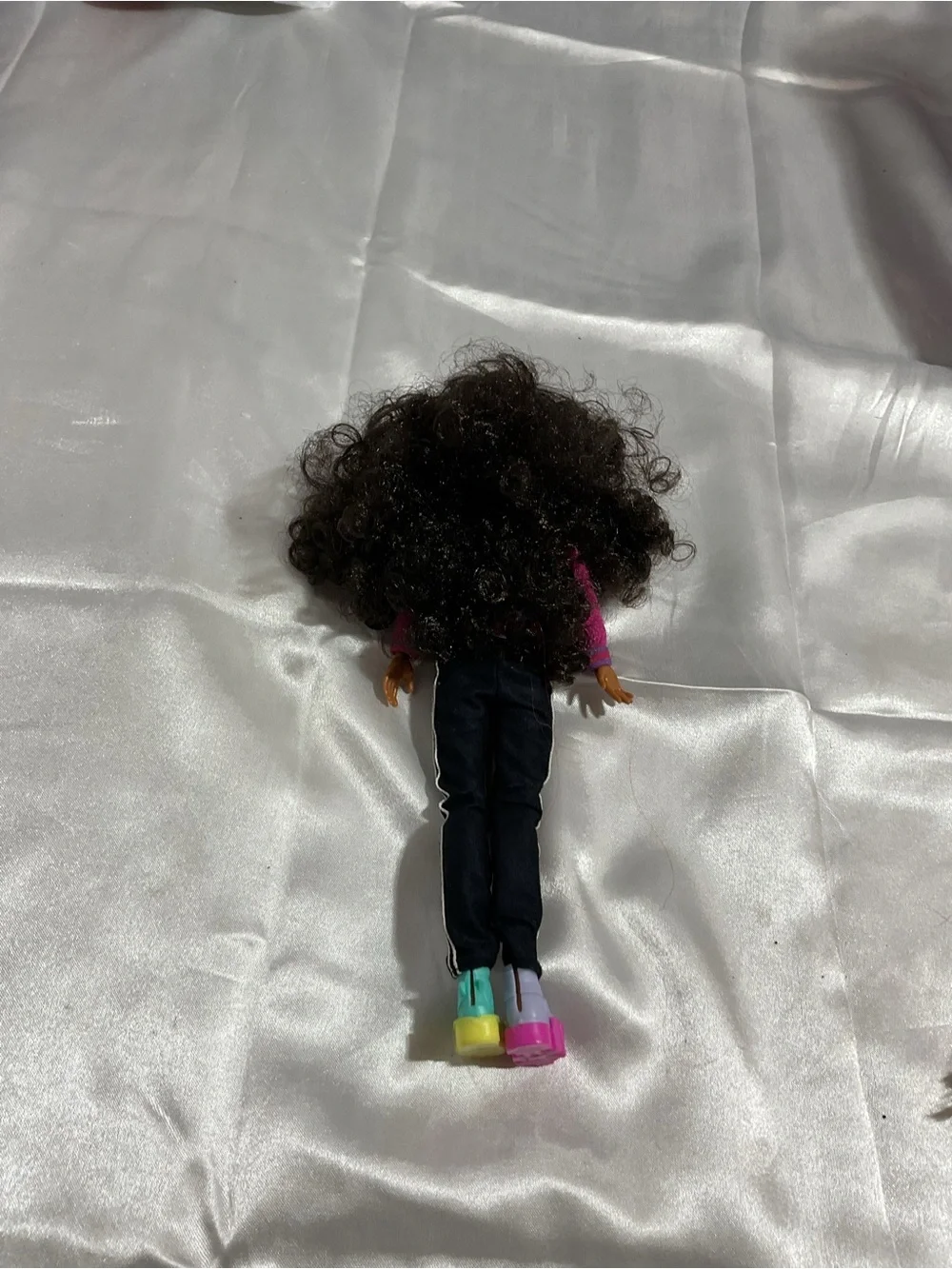 Fashion Doll with Pink and Purple Jacket and Colorful Shoes
